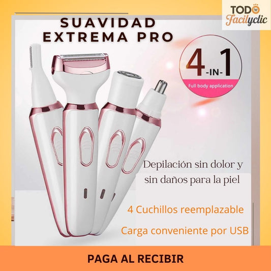 Suavidad Extrema Pro™ Depiladora 4 En 1