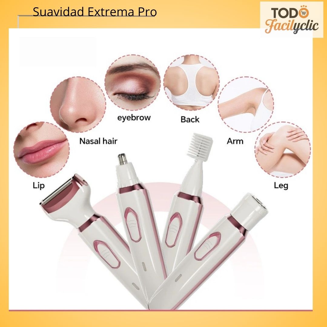 Suavidad Extrema Pro™ Depiladora 4 En 1